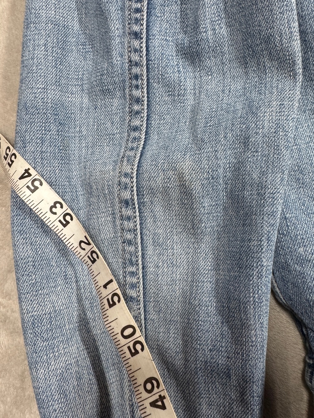 All Saints Men’s 100% Cotton Distressed Denim Blue Jean Button Jacket Size M - Picture 14 of 17